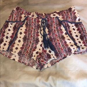 Printed shorts from Francesca’s Closet